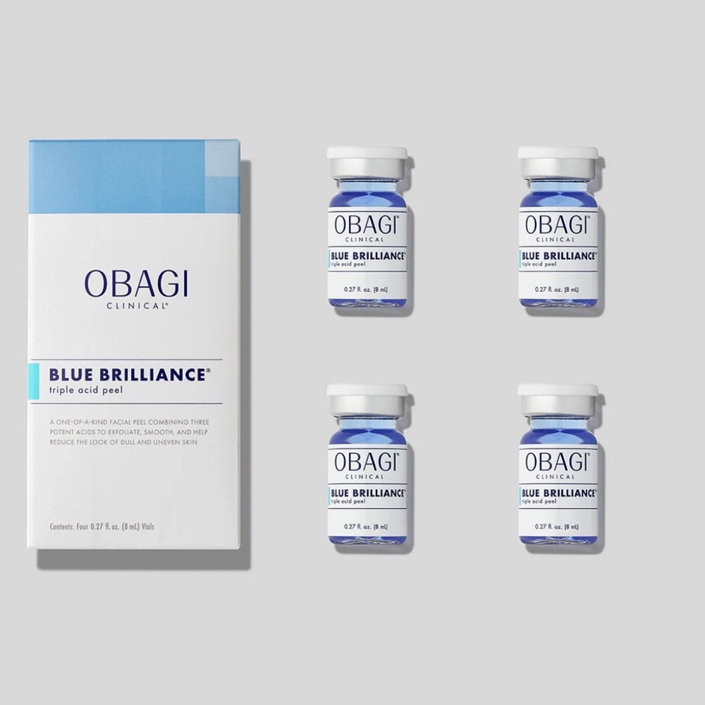Obagi Clinical Blue Brilliance Triple Acid Peel (4 vials, 0.27 fl oz each)